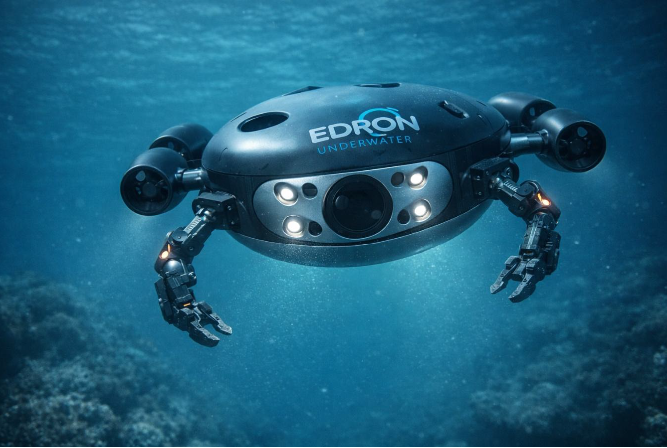 Grafica di robotica marina pubblicata da EDRON